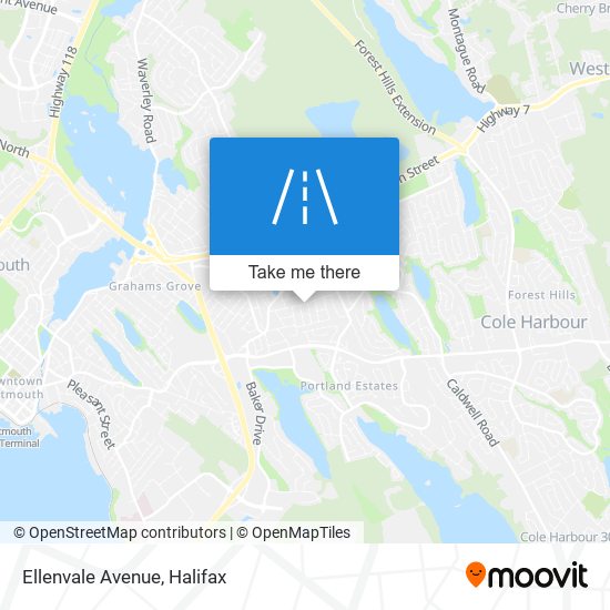 Ellenvale Avenue map