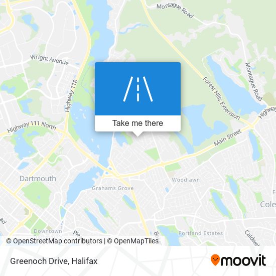 Greenoch Drive map