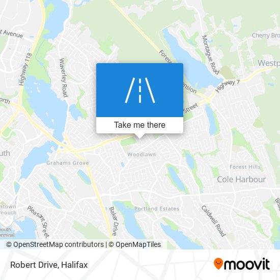 Robert Drive map