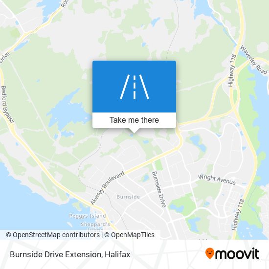 Burnside Drive Extension plan