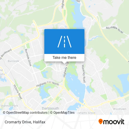 Cromarty Drive map