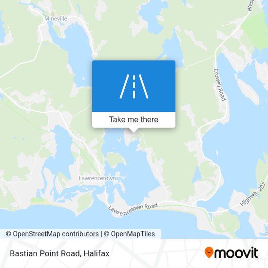 Bastian Point Road plan