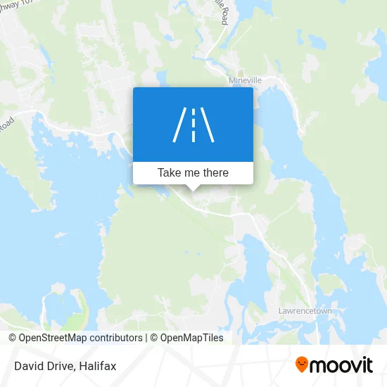 David Drive map