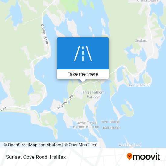 Sunset Cove Road plan