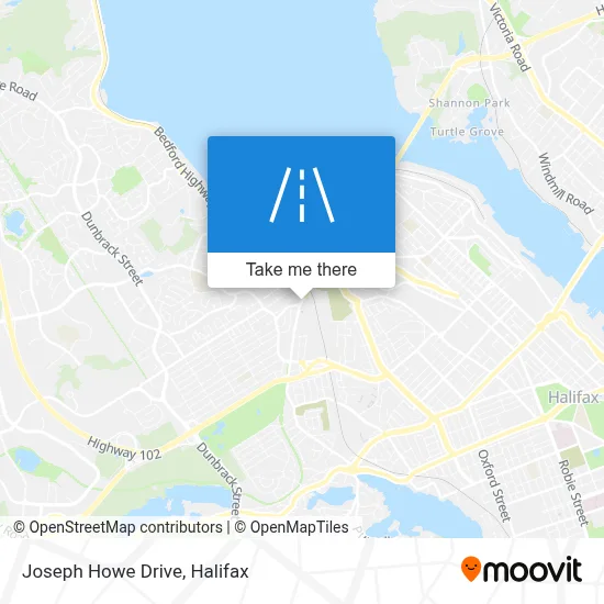 Joseph Howe Drive map