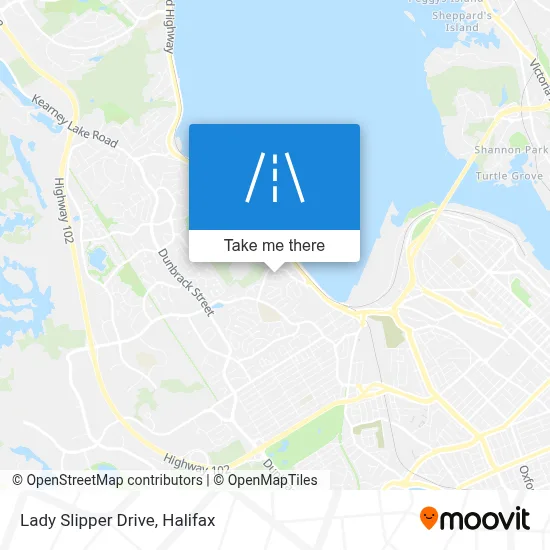 Lady Slipper Drive map