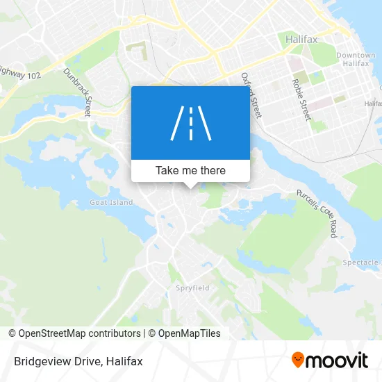 Bridgeview Drive map