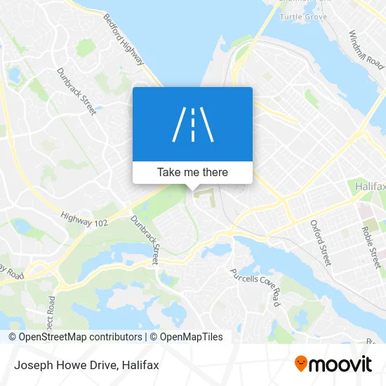 Joseph Howe Drive map