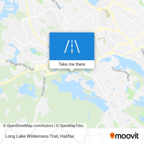 Long Lake Wilderness Trail map