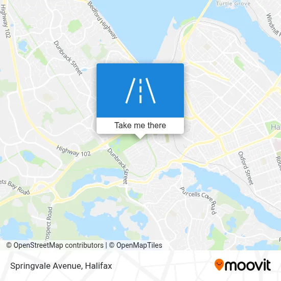 Springvale Avenue map