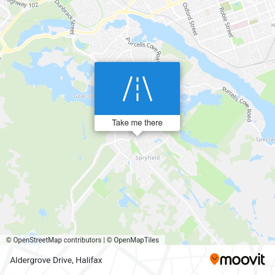 Aldergrove Drive map