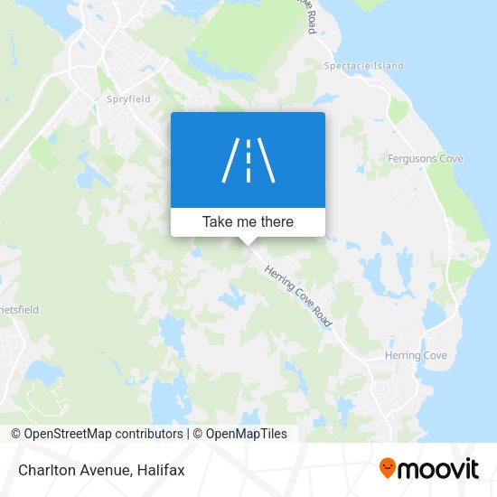 Charlton Avenue map