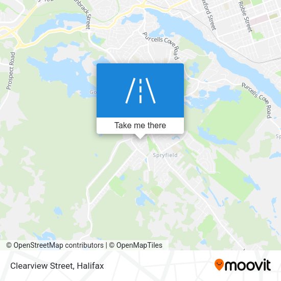 Clearview Street map