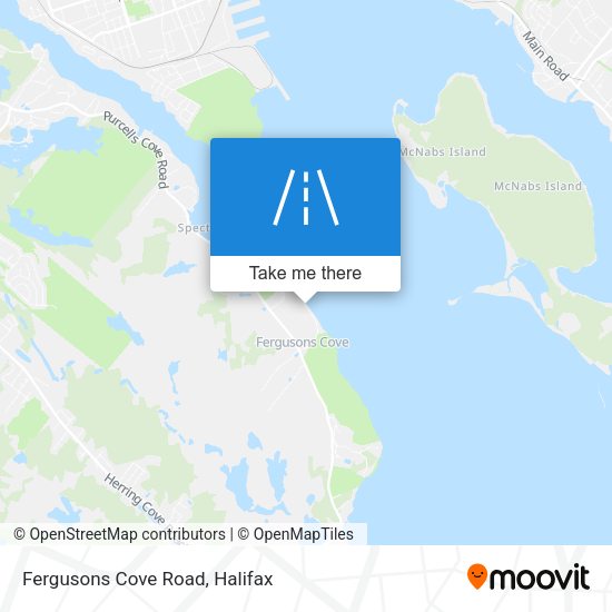 Fergusons Cove Road map