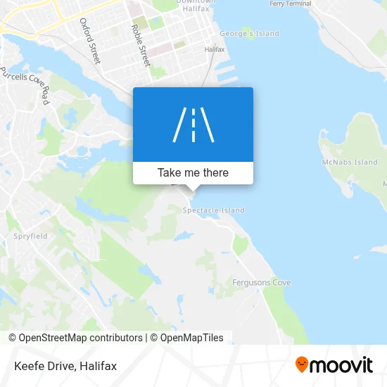 Keefe Drive map