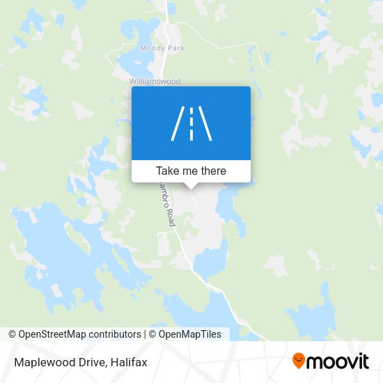 Maplewood Drive plan