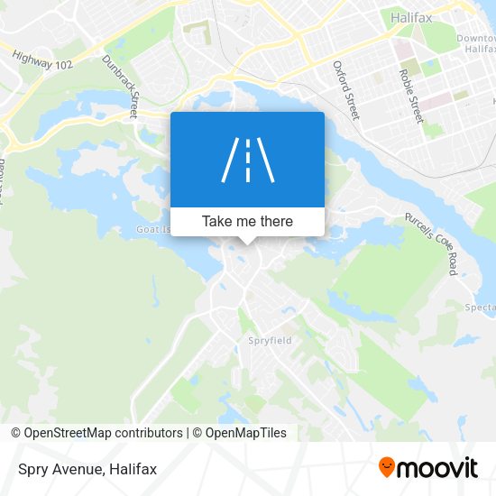 Spry Avenue map