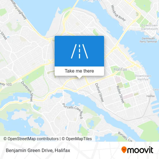 Benjamin Green Drive map