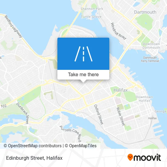 Edinburgh Street map