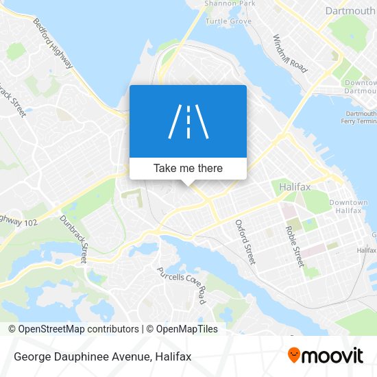 George Dauphinee Avenue map