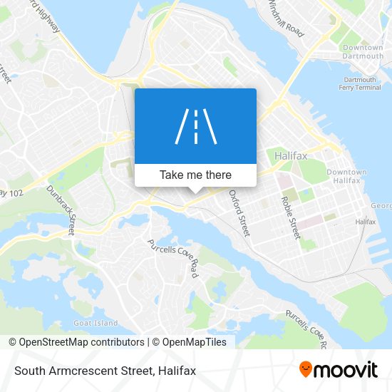 South Armcrescent Street map