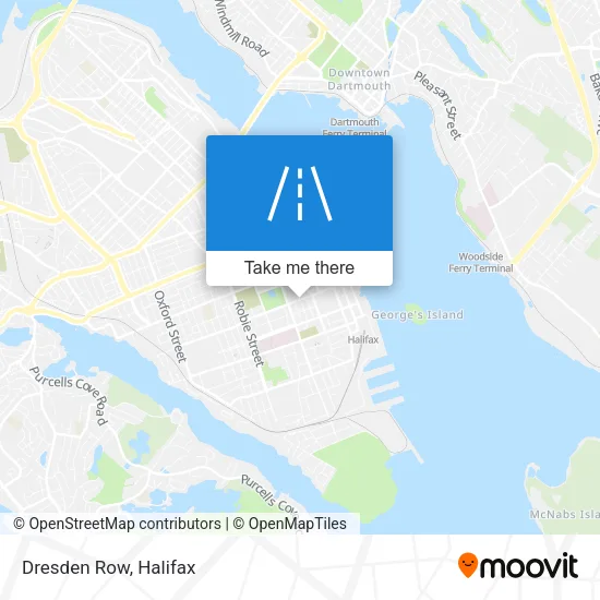 Dresden Row map