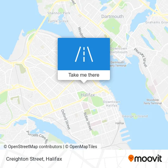 Creighton Street map