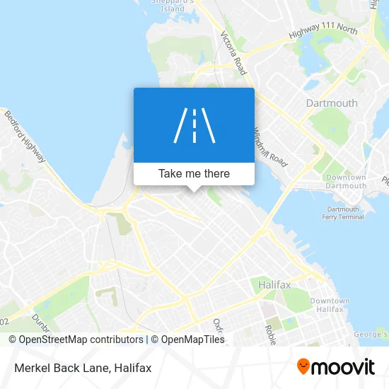 Merkel Back Lane map