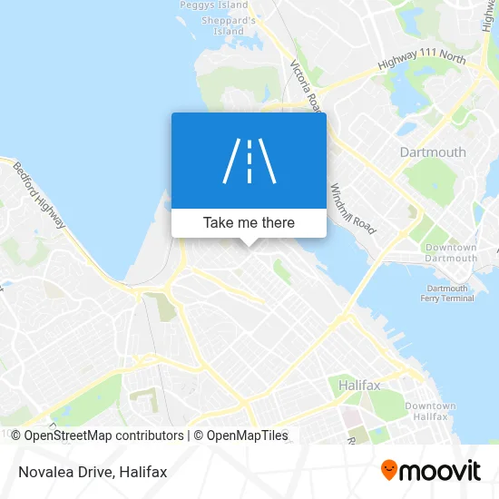 Novalea Drive map