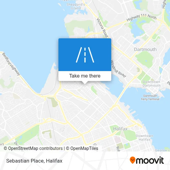 Sebastian Place map