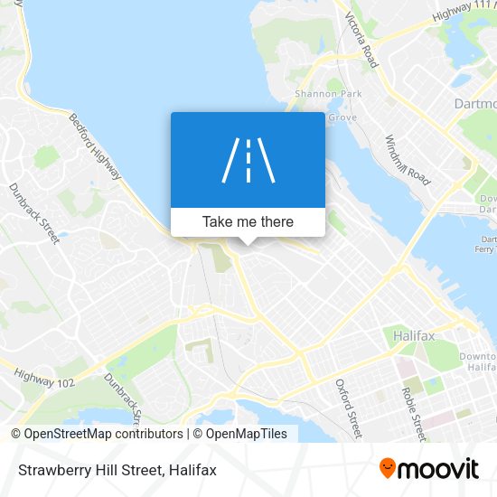 Strawberry Hill Street map