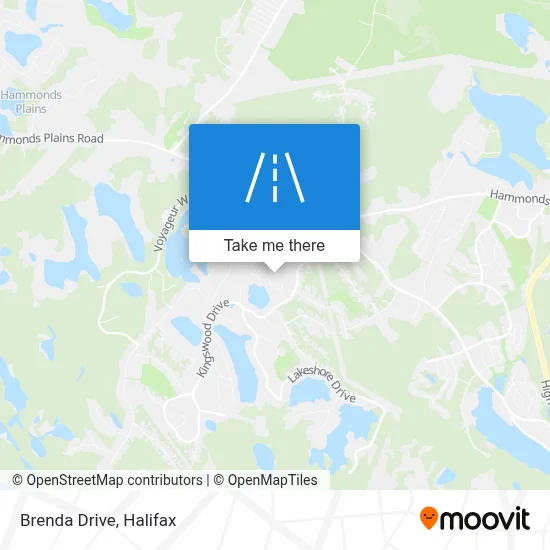 Brenda Drive map