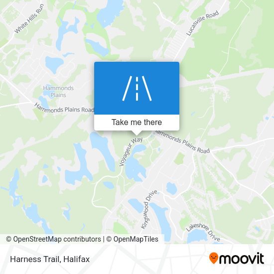 Harness Trail map