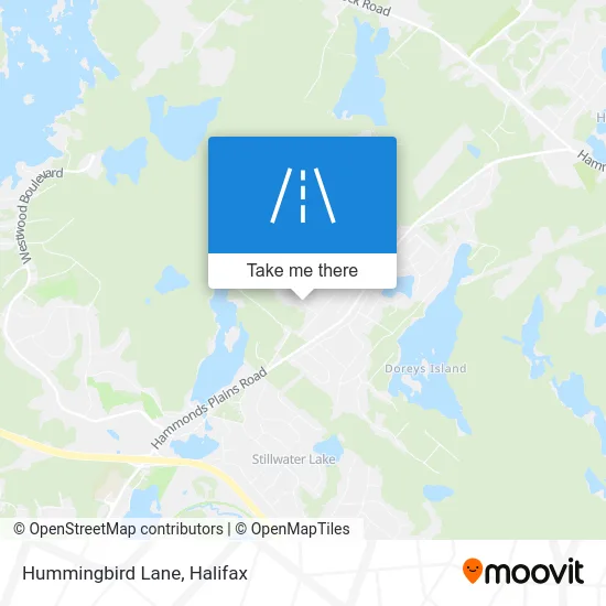 Hummingbird Lane map