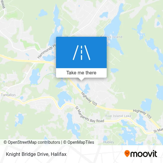 Knight Bridge Drive map