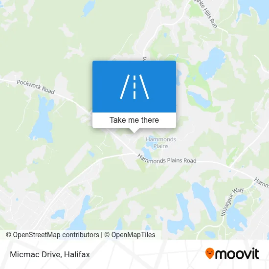 Micmac Drive map