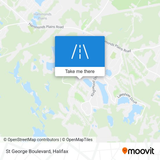 St George Boulevard map