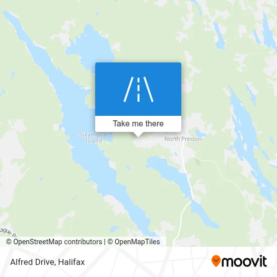 Alfred Drive map