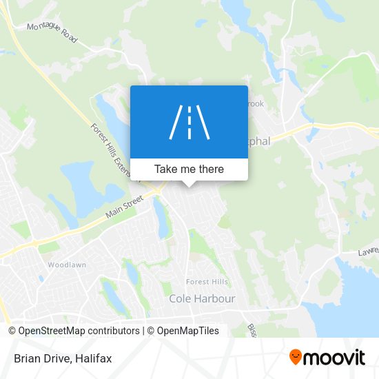 Brian Drive map