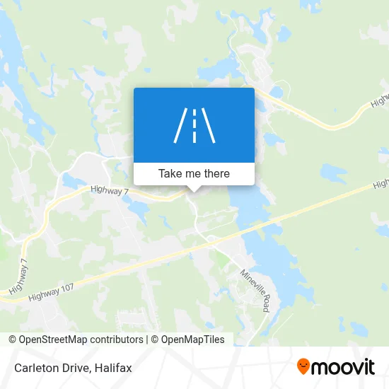 Carleton Drive map