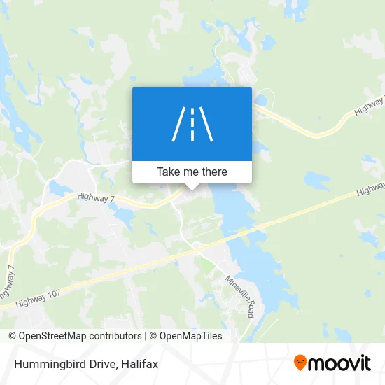 Hummingbird Drive map