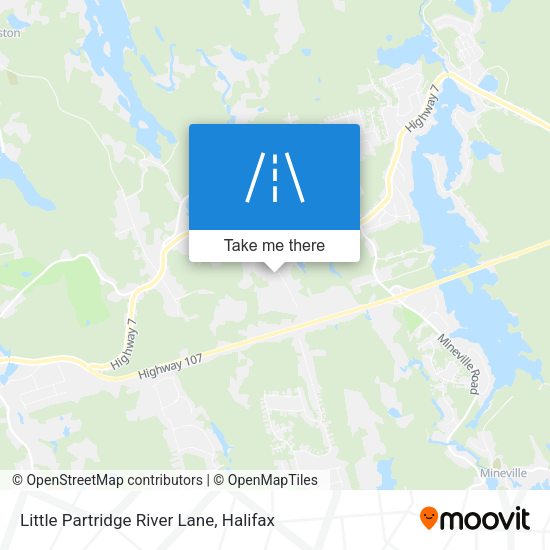 Little Partridge River Lane map