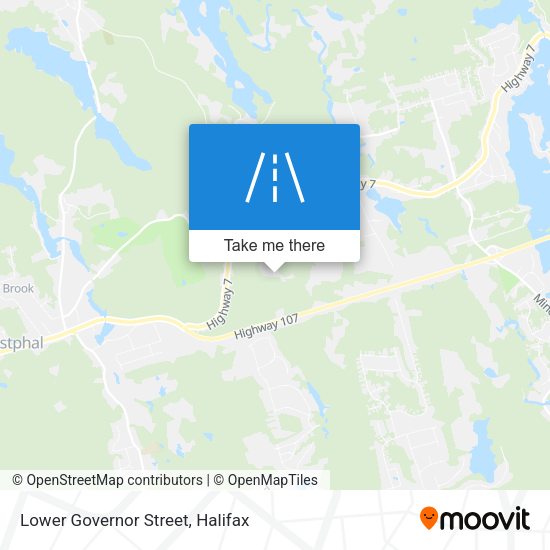 Lower Governor Street map