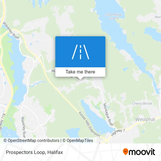 Prospectors Loop map