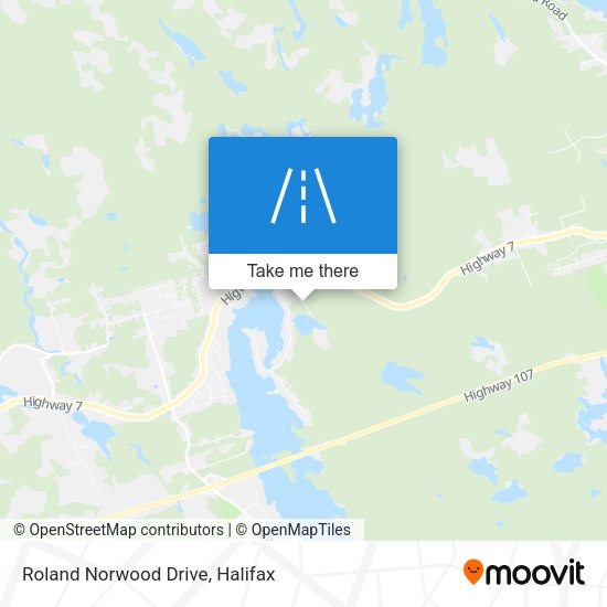 Roland Norwood Drive map