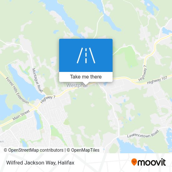 Wilfred Jackson Way map
