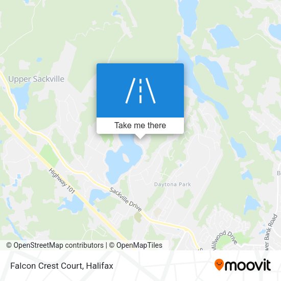 Falcon Crest Court map