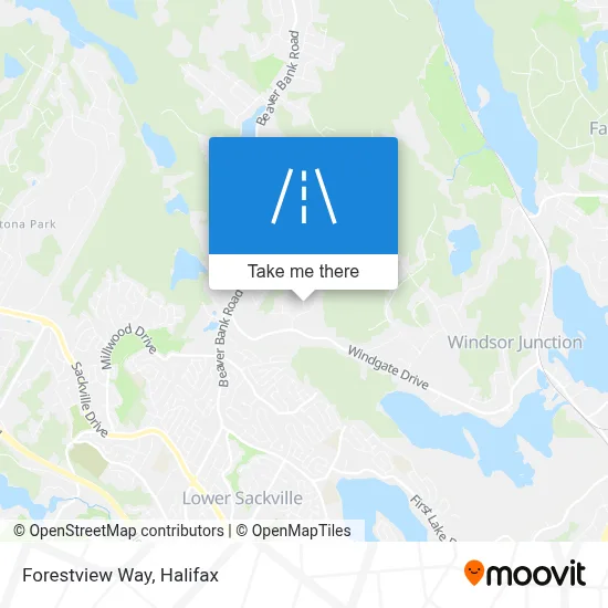 Forestview Way map