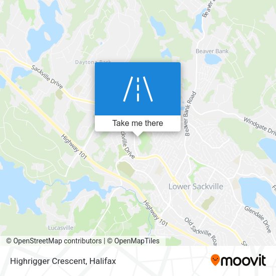 Highrigger Crescent map
