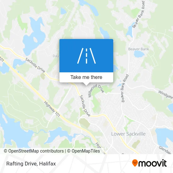 Rafting Drive map
